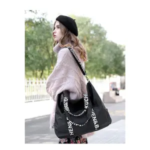 Fashion new women's bags European and American lightweight shoulder nylon cloth large-capacity messenger portable travel bags