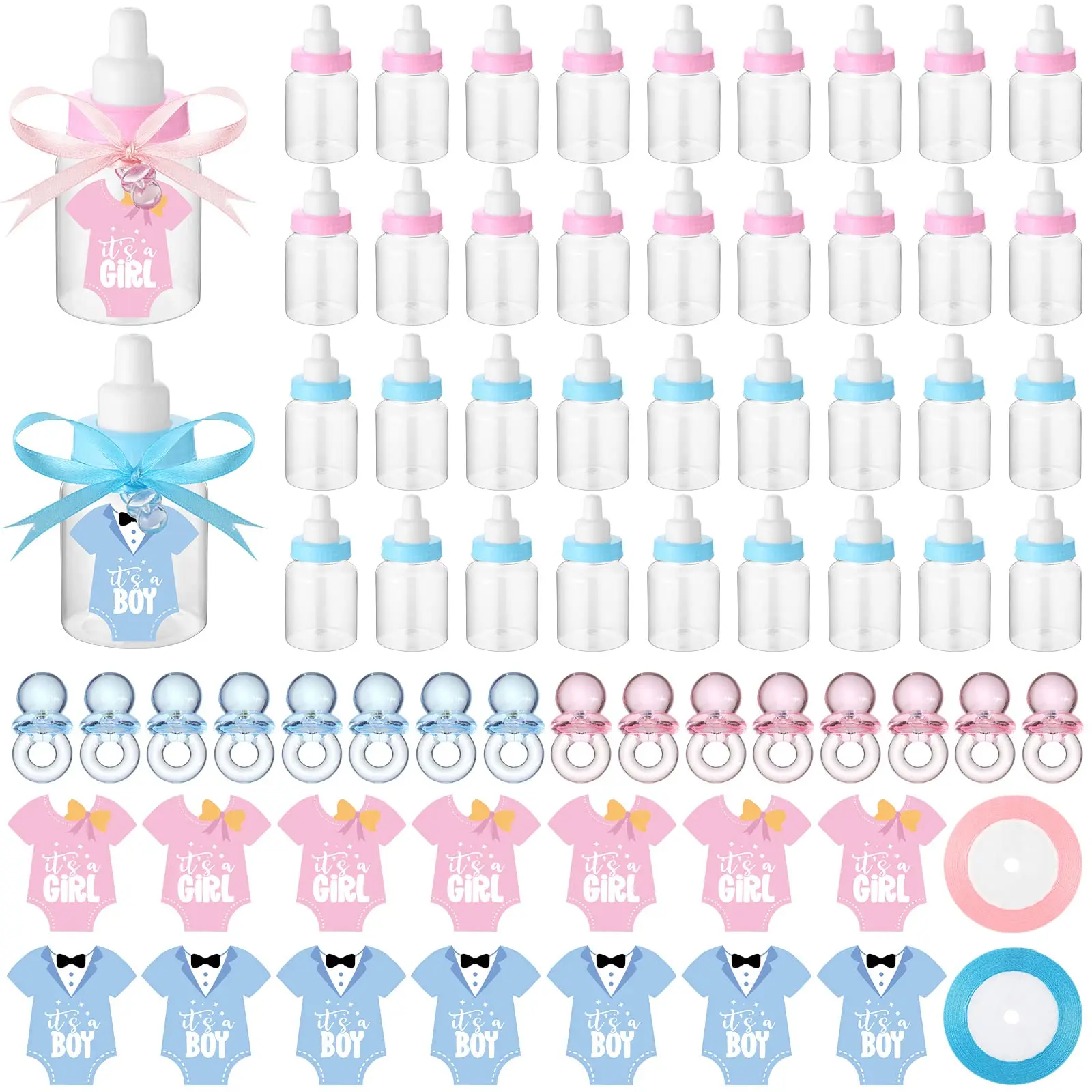 162-Piece Gender Reveal Baby Shower Favours Set, Festive Party Gifts for Home & Party Supplies