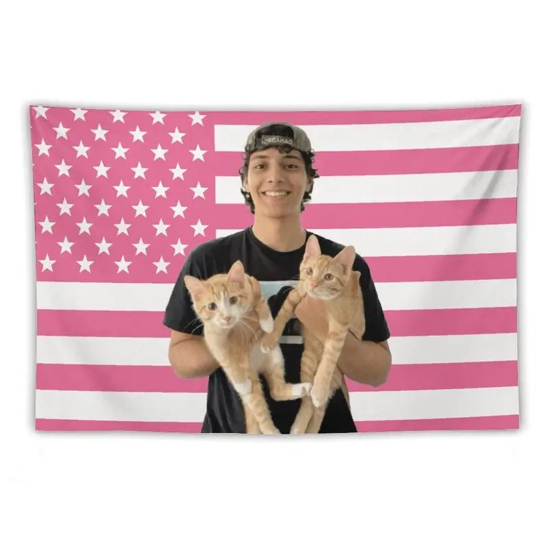 Hamzah and Martin Decorative Polyester Hanging Wall Tapestry - 60in x 40in Flag Print Synthetic Durable Unisex Banner, Home Decor for College Dorms Room, Ideal Gift Option (Home Supplies)