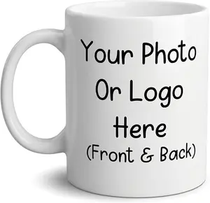 Custom Photo Coffee Mug – Personalized Ceramic Cup with Your Picture, High Definition Print, Gift for Mom, Dad, Friends, Perfect for Birthday Funny Ceramic Coffee Cup, Sarcastic Humor Drinkware