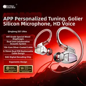 Zhuliniao Qinglong ZG1 Ultra Professional E-sports In-ear Wired Gaming Headset, Universal for Computers and Mobile Phones, USB Interface