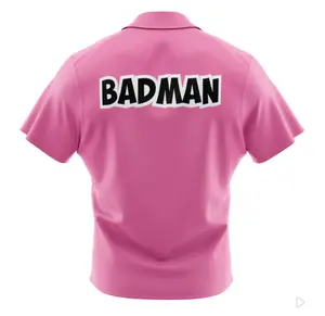 Vegeta Badman Shirt Pink Dragon Ball Z Button Up Hawaiian Shirt #Hawaiianshirt