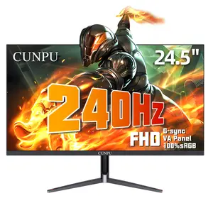 CUNPU G24FV24 24’’ 240Hz Gaming Monitor,FHD 1080P Fast VA,1ms MPRT Adaptive Sync,HDMI 2.1 DP1.4 , PS5 Xbox PC Monitor