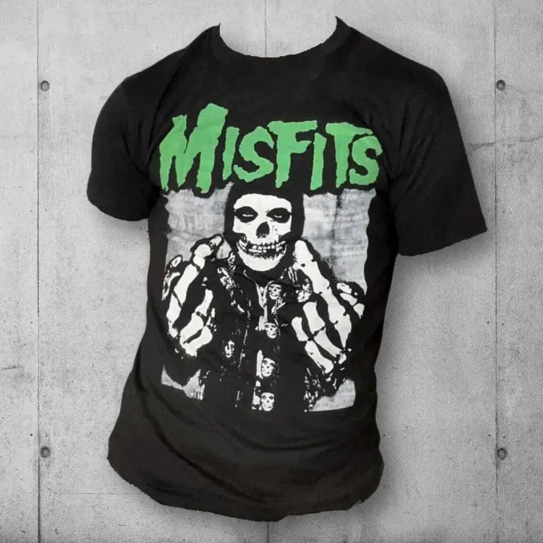 Misfits Crimson Ghost Middle Fingers T Shirt