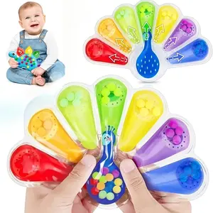 Color Sorting Sensory Toys, Fine Motor Skills Toys for Toddlers, Preschool Learning Activitie, Sensory Activity Toy for Kids and Adults