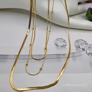 layer necklace tree chains one price  stainless steel