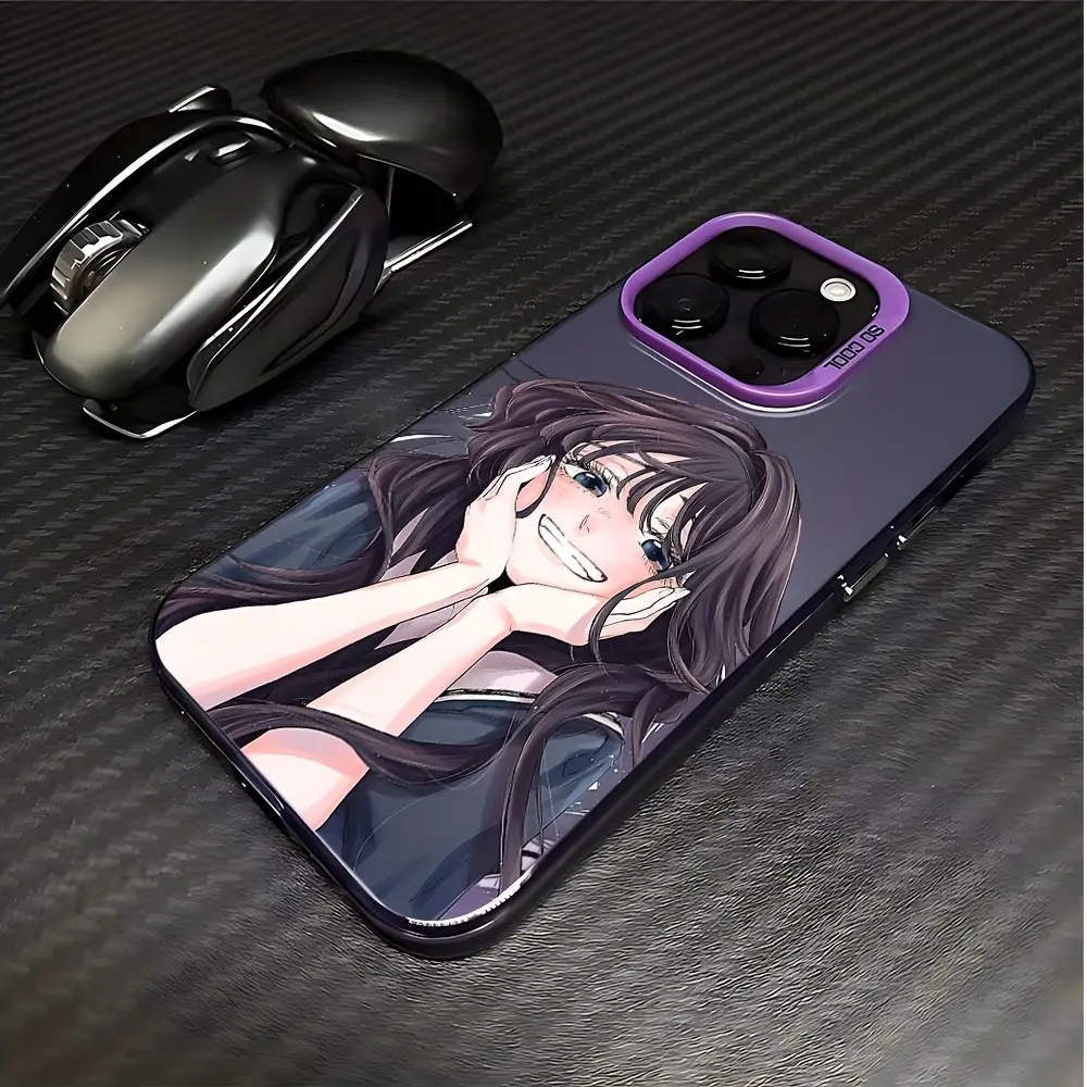 Kawaii Anime girl K-Kaoruko W-Waguri phone case Compatible with iPhone 17/16/15/14/13/12/11/Pro/ProMax/Plus/Air/Xsmax/E, Featuring a Shockproof Matte Back, Anti-Fall, Slim Protection, Daily Use, luxury fashion, Manga Merchandise, sweet Gift for Birthday