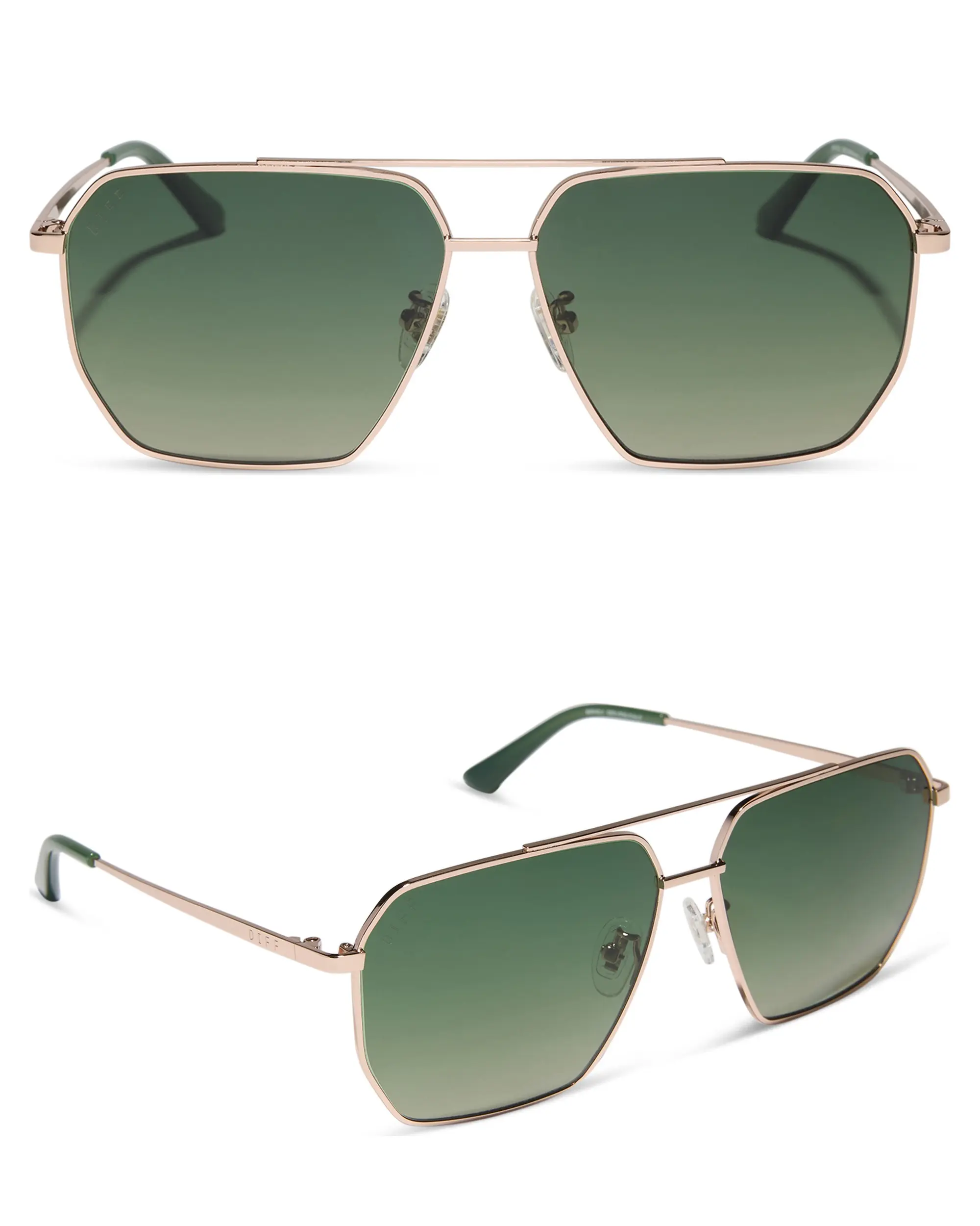 DIFF Berkely Navigator Polarized Sunglasses Unisex Frames
