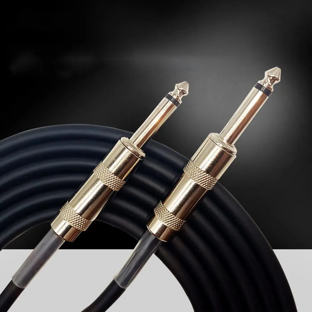 Guitar Audio Cable, 1 Count 6.5 Bass Electric Box Universal Noise Reduction Audio Connection Cable, Music Accessories