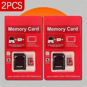 The Micro SD card comes with an adapter for storage. The micro tf is compatible with wireless security cameras for video recording, supporting the storage of maps and dashcam footage in vehicles, and is compatible with portable game consoles flash memory