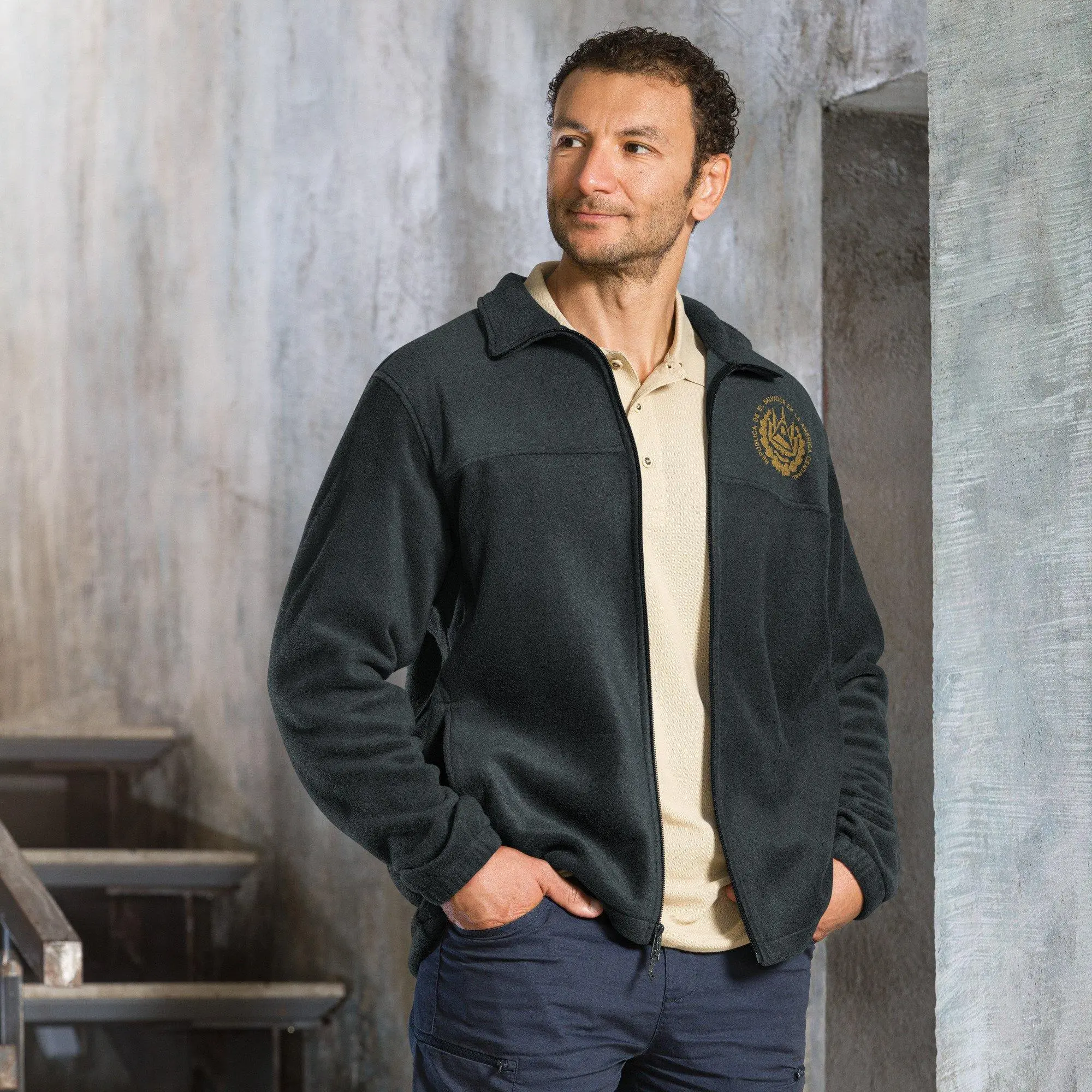 El Salvador - Unisex Columbia fleece jacket Casual Classic