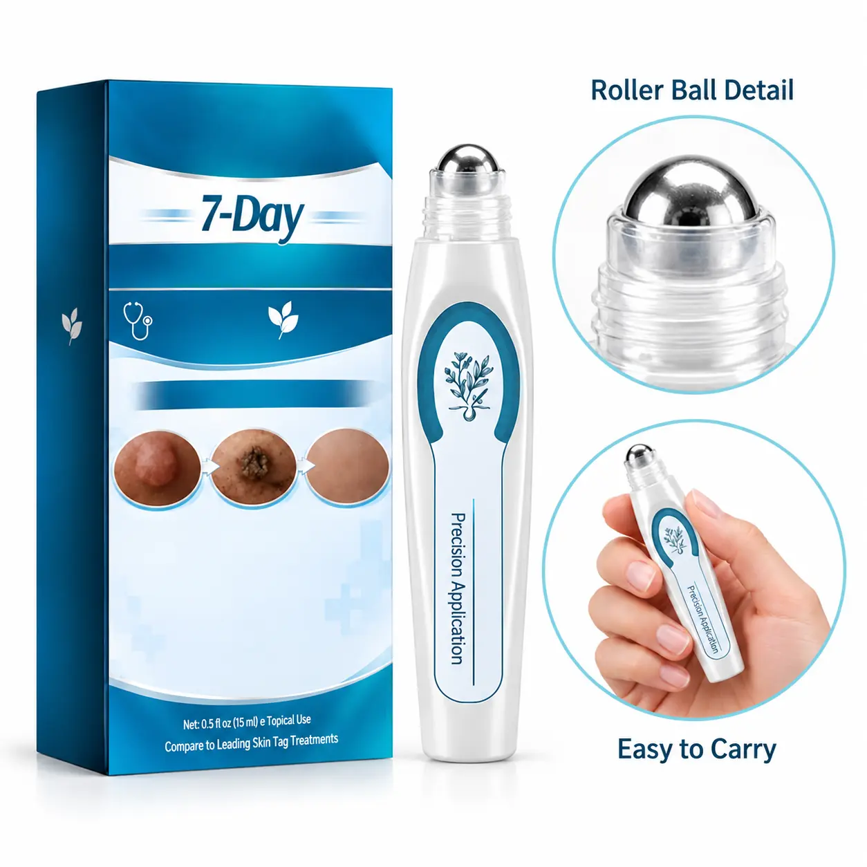 Skincare Roller Pen – Gentle Plant-Based Formula. Designed for precise localized care, this formula is gentle and skin-friendly, bringing a pleasant experience for daily targeted skincare. Great for skincare lovers.