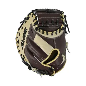 All-Star S7 Elite Pro Travel Fit 33" Baseball Catcher's Mitt: CM5000 Custom Broken In Game Ready