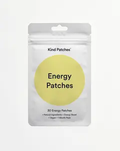 Kind Patches | Energy Patches | 30 Energy Patches:Natural Ingredients, Energy Boost, Vegan, 1 Month Pack  Sport