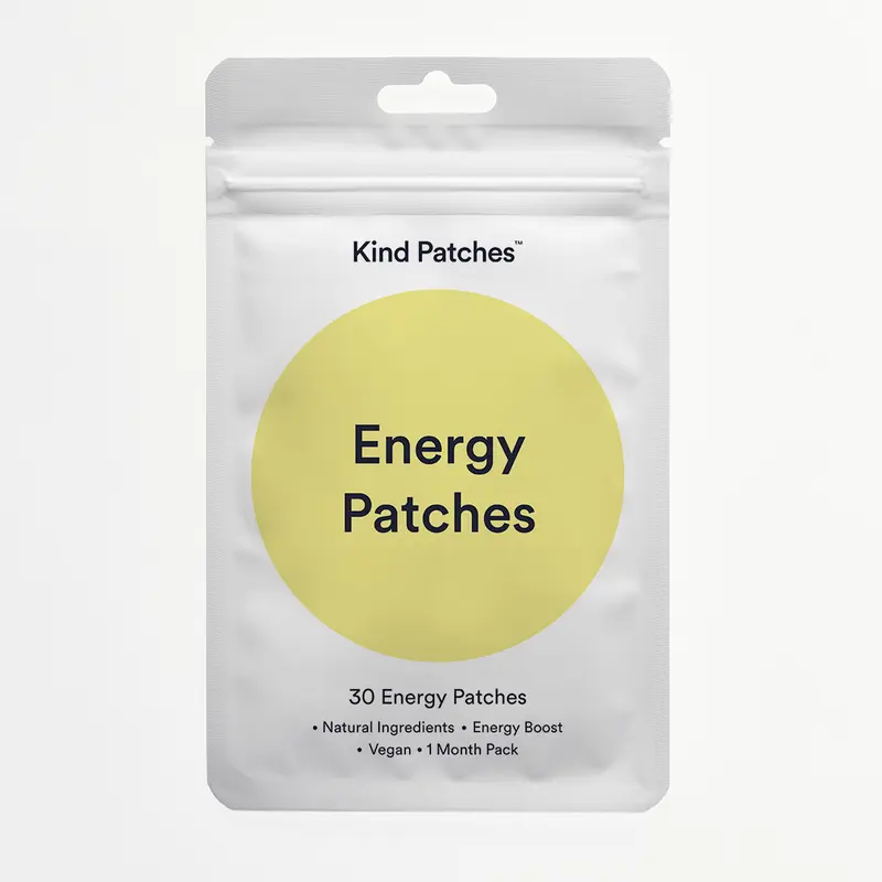 Kind Patches | Energy Patches | 30 Energy Patches:Natural Ingredients, Energy Boost, Vegan, 1 Month Pack  Sport