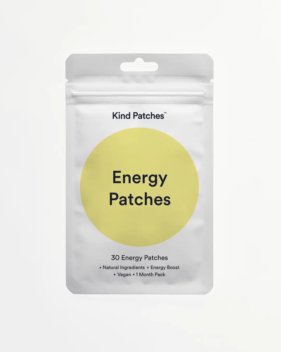 Kind Patches | Energy Patches | 30 Energy Patches:Natural Ingredients, Energy Boost, Vegan, 1 Month Pack Sport