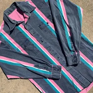 Western Cowboy Men's Shirts Blouses Striped Casual Button Down Long Sleeve Shirt Tops With pockets,Slight suede touch,  C992 UV Protection Women's Running compression gym