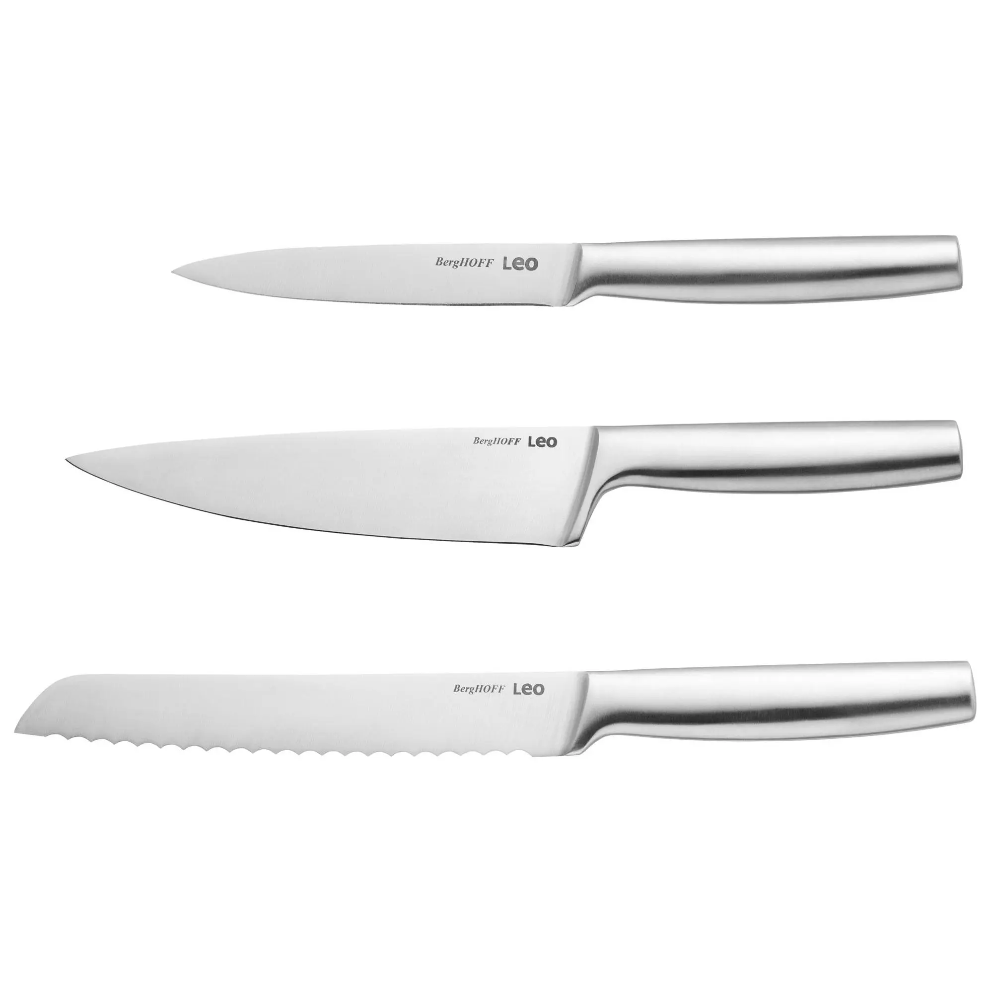 BergHOFF Legacy Stainless Steel 3Pc Classic Knife Set
