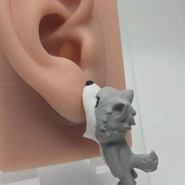 Wolf Bite/Chomp Stud Earrings