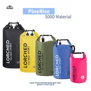 Waterproof Dry Bag Backpack For Men Women Floating Dry Sack Multiple Sizes 2L 5L 10L 15L 20L Lightweight Tear Resistant Waterproof Storage Bag Blue Pink Green For Kayaking Boating Canoeing Rafting Hiking Camping Outdoor Water Sports Boater Gear Protection