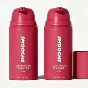 3PCS Flawless Color Changing Foundation - UV-Protective Shade Matching Liquid Makeup, SPF, 24H Wear, Vegan BB & CC Cream