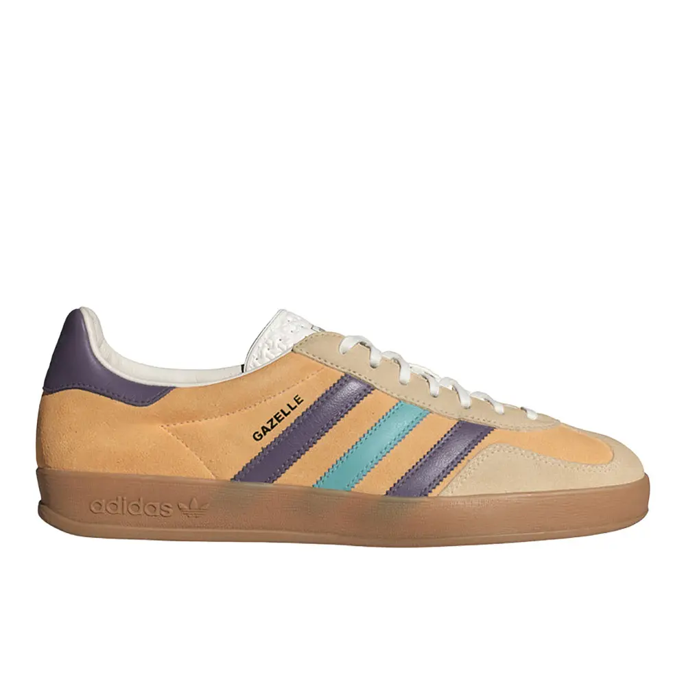 adidas Mens Gazelle Indoor Sneakers Shoes Casual - Beige adidas Mens Gazelle Indoor Sneakers Shoes Casual - Beige