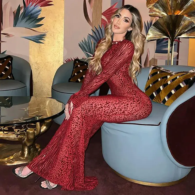 Flared Dress Red Snakeskin Print Dress Saucy Snake Sweater Midi Dress Red/Black  Fashion Nova