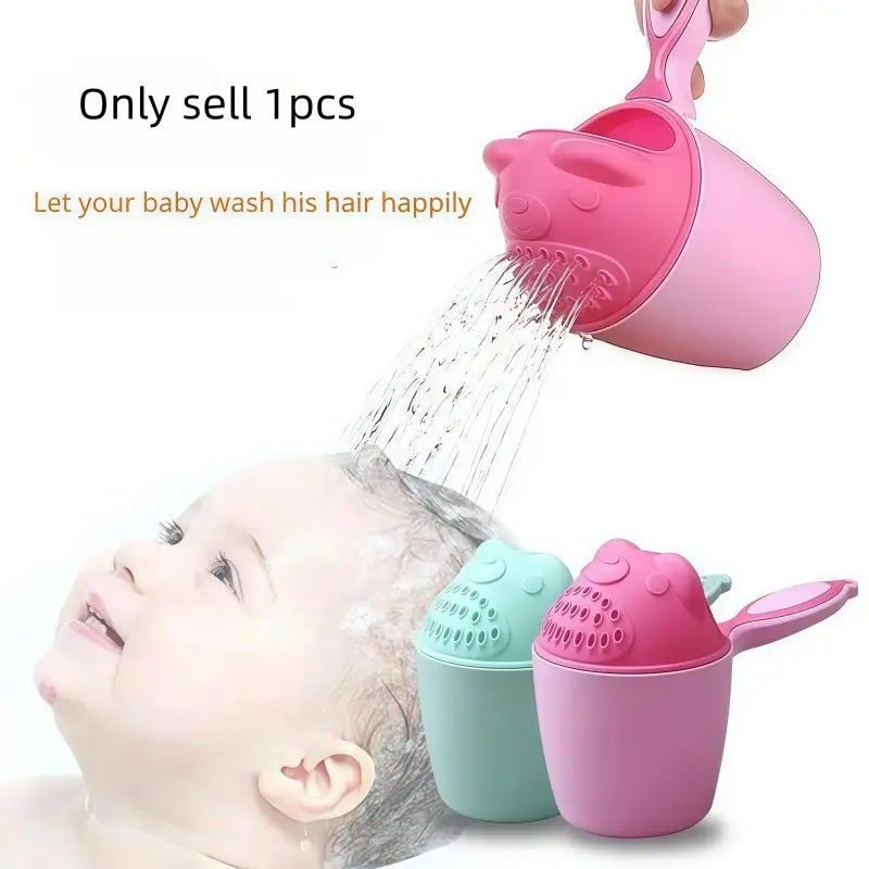 Hair Washing Cup, Shower Hair Wash Cup, Innovative Shampoo Rinsing Cup, Eye Protection, Safe Essential for Kids