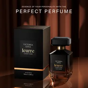 Victoria Anna 3.38 Fl Oz - Floral Fragrance with Bergamot, Jasmine, and Cologne, Single Item, Black, Scented Perfume