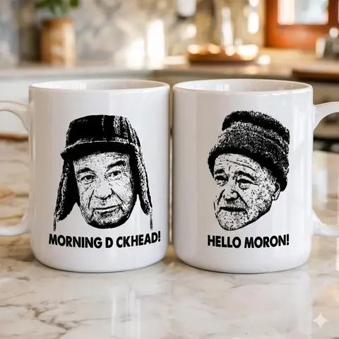 [DOUBLE-SIDED DESIGN] Grumpy Old Men Mug, Movie Gift For Fans Coffee Mug 11Oz 15Oz