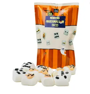 Halloween Marshmallow Candy Funny Cylinder Soft Sweets Party Gift for Kids Trick or Treat Snack