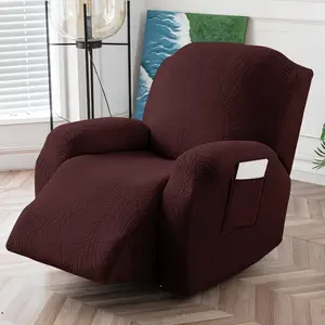 Stretch Recliner Slipcovers Jacquard Sofa Cover Chair Covers Furniture Protector Recliner Chair Cover with Storage Pocket for Living Room #TikTokShopLaborDaySale