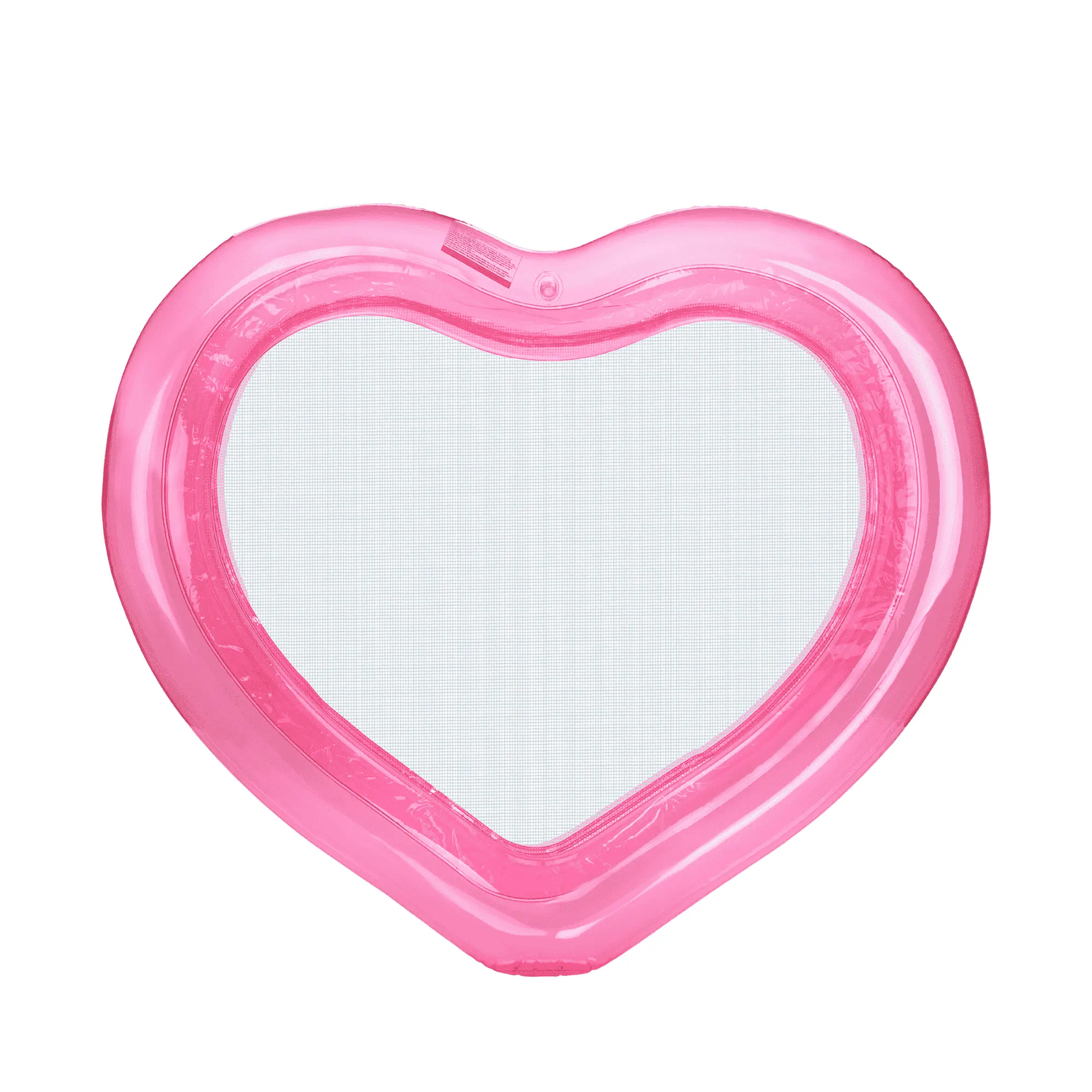 Mesh Heart Water Hammock - Perfect for Relaxing in a Pool or At the Beach