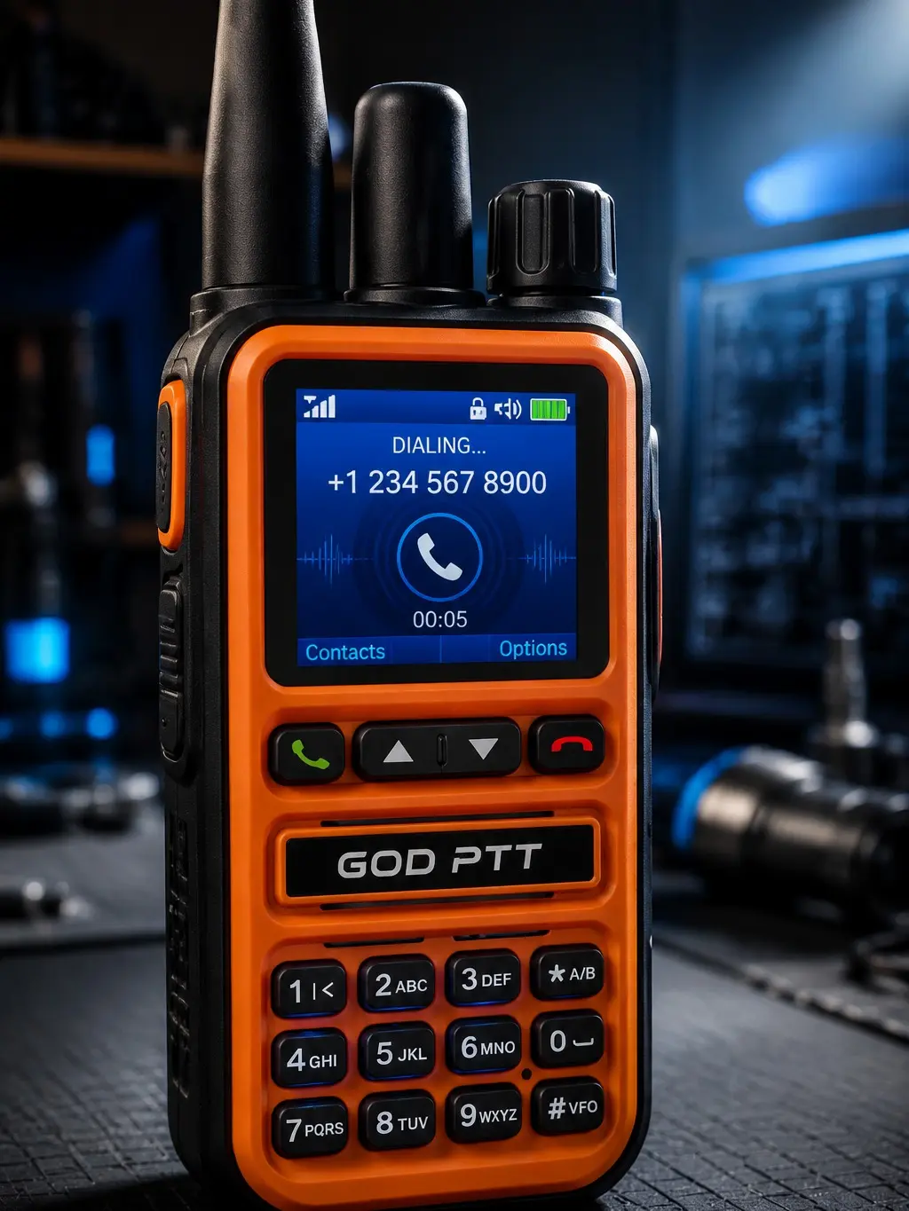 Plug and Play Package  Mode 4G Walkie Talkie for Team Communication, Built-in SIM, Group Talk, Phone Calls and No Monthly Fee for PTT Talk receiver digital radio usb-c programming Dual Band Portable Ham Radio Transceiver fm