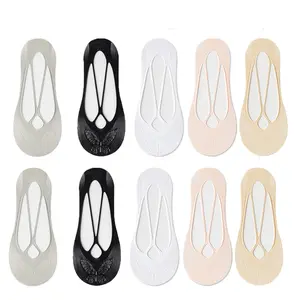 10 Pairs No Show Liner Socks Low Cut Non Slip Invisible Thin Mesh Socks Summer Hidden Socks for Girls Teens Students Flats