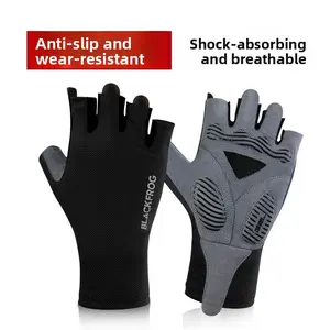 Summer thin half-finger cycling gloves for men and women non-slip breathable fitness cycling bike sports gloves
