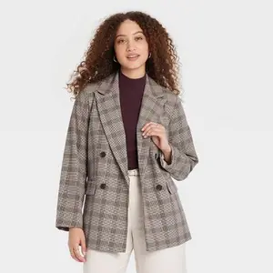 Women's Adaptive Seated Fit Side Opening Blazer Jacket - A New Day