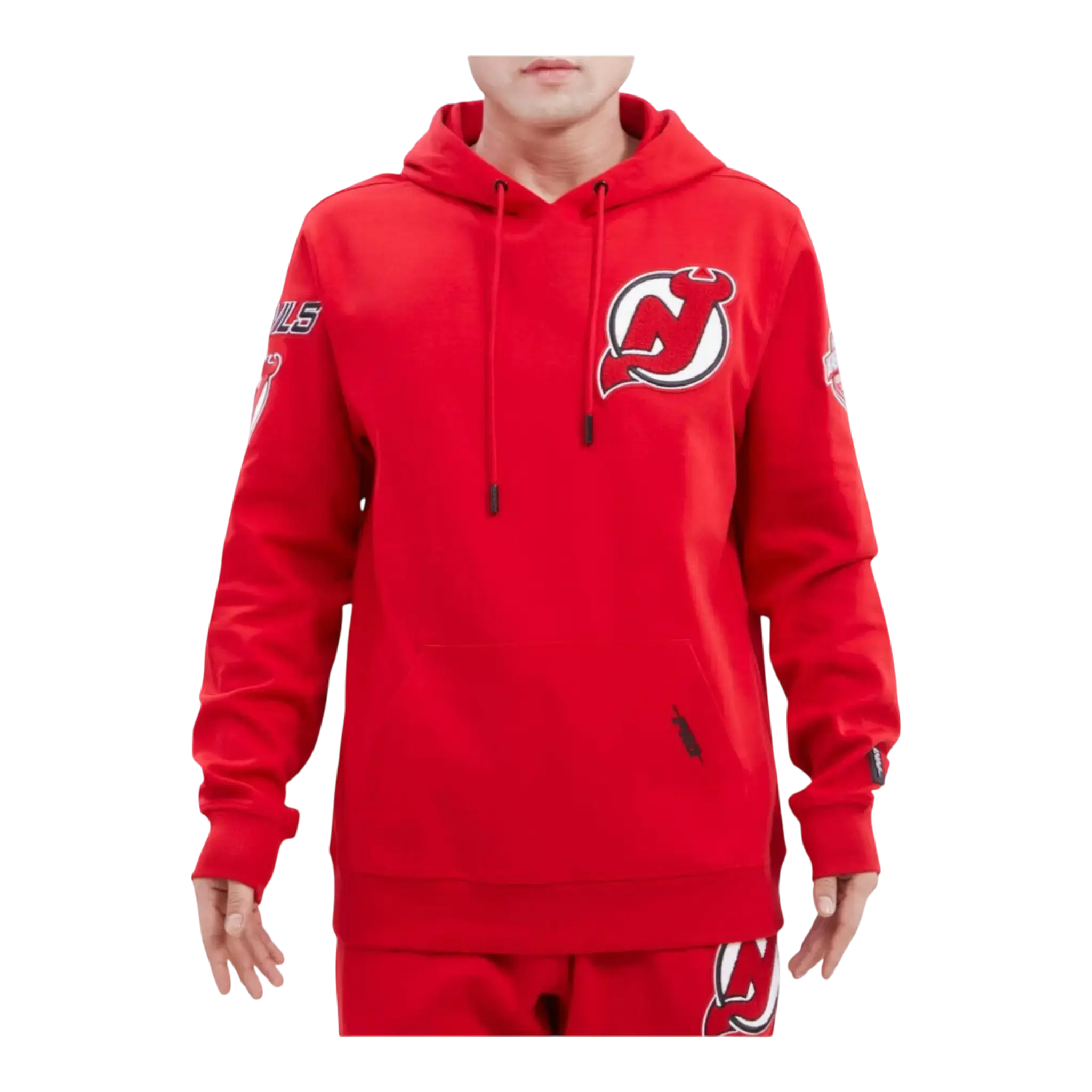 Pro Standard NHL New Jersey Devils Classic Pull-Over Hoodie in Red | Men's