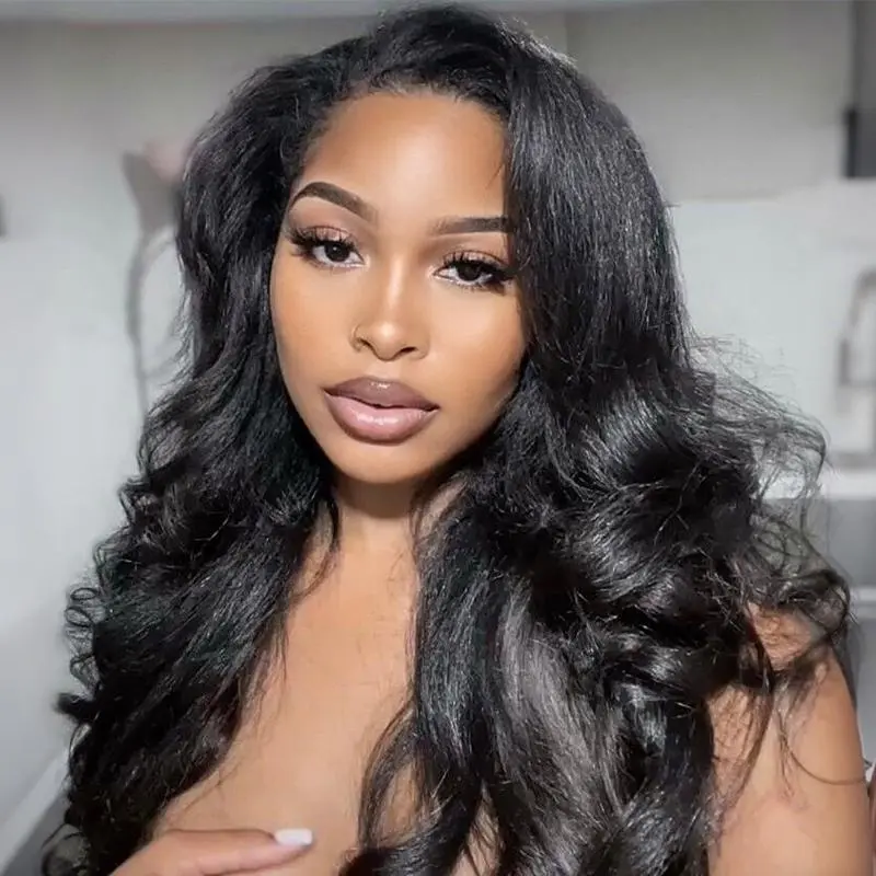 [New Arrival] ISEE HAIR Pre-Layered Cut Blow Out Kinky Straight U Part Sew In Wig Natural Color #ISEECrochetNewArrivals #SummerVibes