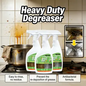 NUAN Powerful Kitchen Grease Cleaner – Removes Stubborn Oil from Stainless Steel Surfaces