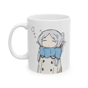 Frieren Coffee Mug, Anime Mug, Cute Anime Gift, Birthday Gift for Anime Lovers