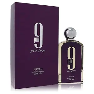 AFNAN 9PM POUR FEMME EAU DE PARFUM SPRAY FOR WOMEN 3.4 Oz / 100 ml Super Rich AFNAN 9PM POUR FEMME EAU DE PARFUM SPRAY FOR WOMEN 3.4 Oz / 100 ml Super Rich