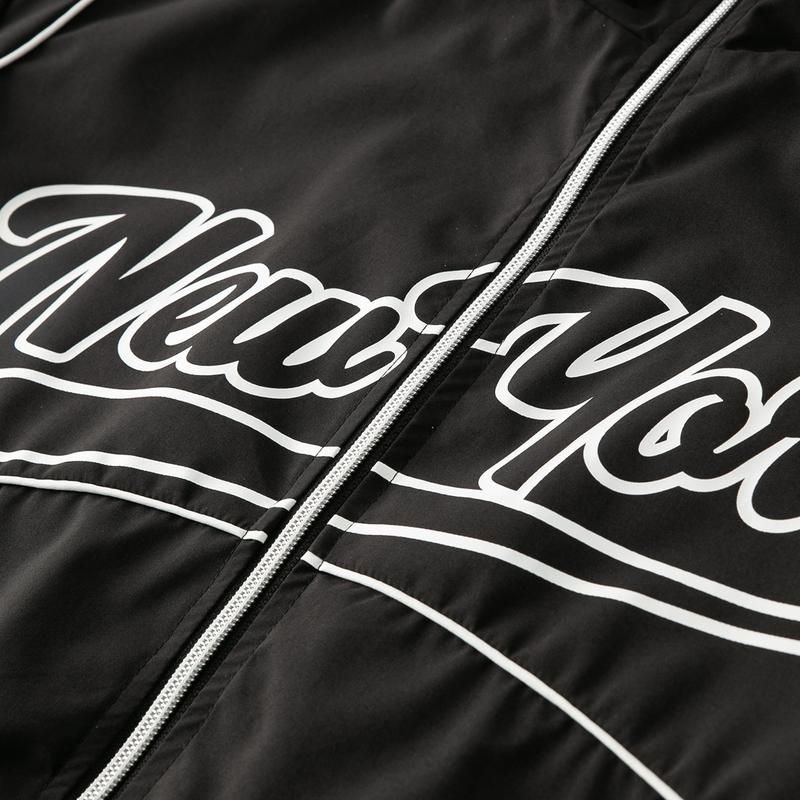 Men's Jacket Casual Letter Print Long Sleeve, Spring Summer Street Cool Style Racing Jacket, Black Motorcycle Jacket, Long Sleeve New Rave Designer Bomber Jacket, Street Style Fit, Perfect Gift for Friends, Husbands, Boyfriends