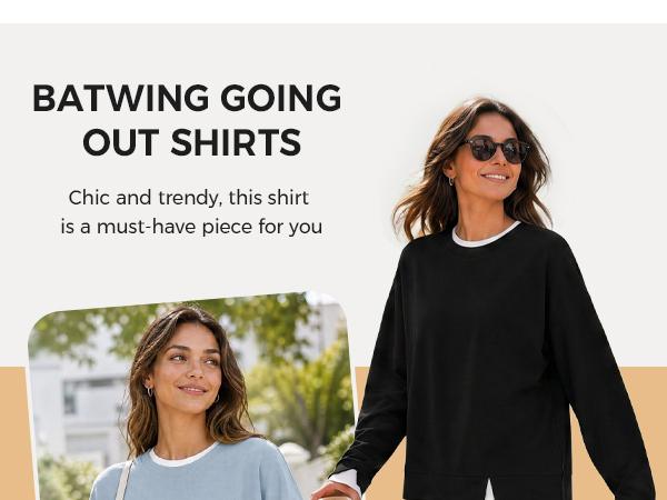 Fisoew Women's Fake Two Piece Layered Sweatshirt, Crew Neck White Ribbed Cuff & Hem Patchwork Drop Shoulder Oversized Long Sleeve Pullover Top Hoodie Hoodie Fit Casual Fisoew Women's Fake Two Piece Layered Sweatshirt, Crew Neck White Ribbed Cuff & Hem Patchwork Drop Shoulder Oversized Long Sleeve Pullover Top Hoodie Hoodie Fit Casual