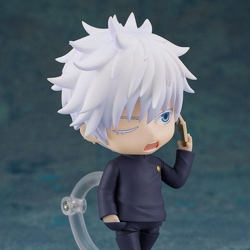 Anime Jujutsu Kaisen Gojo Satoru Joint mobility Action Figure PVC Model doll Toy Q-version nendoroid Desk Decor Gifts boxed