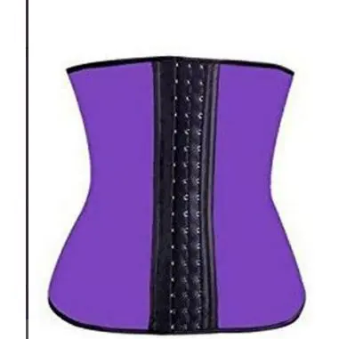 Buckle waist belt purple