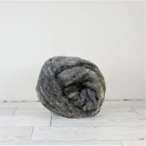 Charcoal Wool Batt