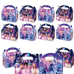 12pcs Cartoon K-Pop Girl Group Gift Box Set, Anime Birthday Party Supplies, Party Favor Packs, Christmas Stocking Fillers, Holiday Gifts, Decorations