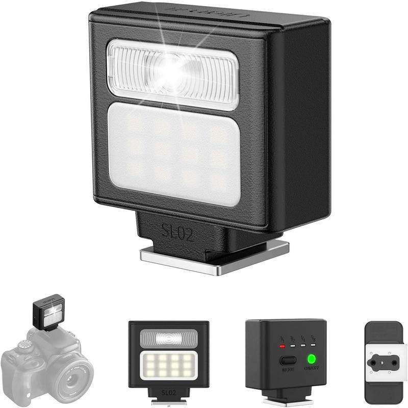 Ulanzi SL01/SL02/SL03 Mini Camera Flash Light SpeedLite GN8 6500K for ...