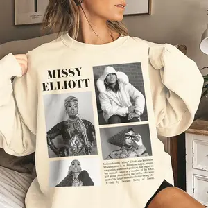 Vintage Missy Elliott 90s Shirt Rapper Missy Elliott's Gift For Man And Woman Music Merch